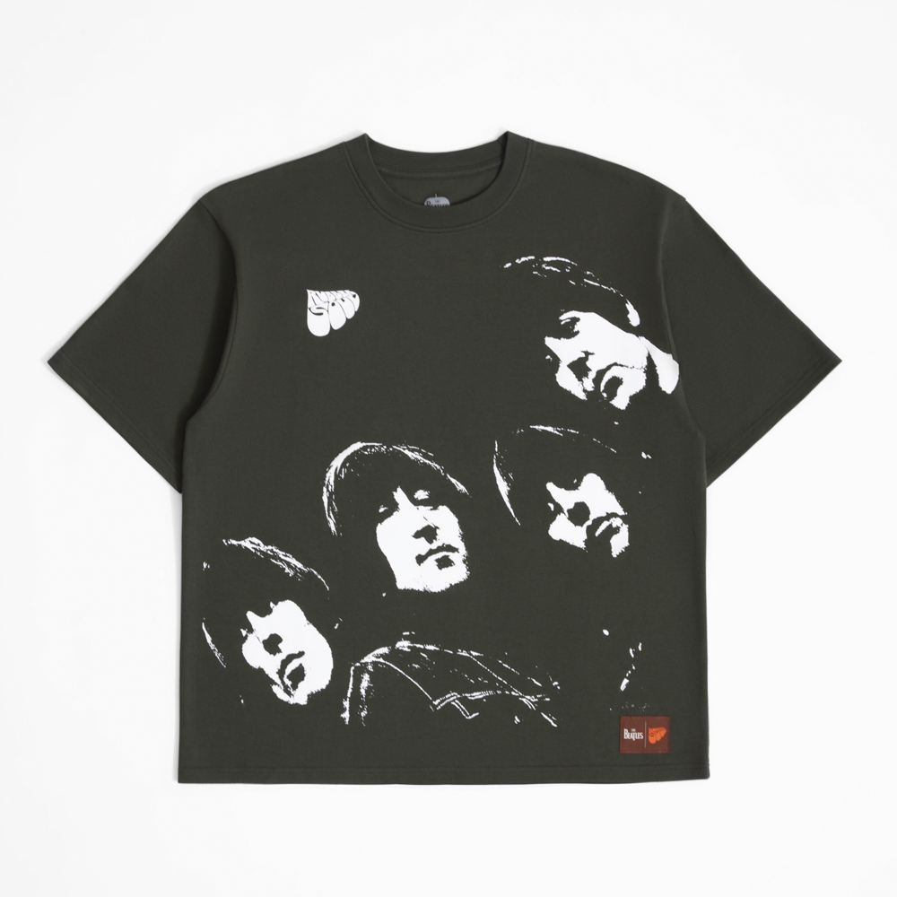 Rubber Soul Boxy Tracklist Tee - The Beatles Official Store