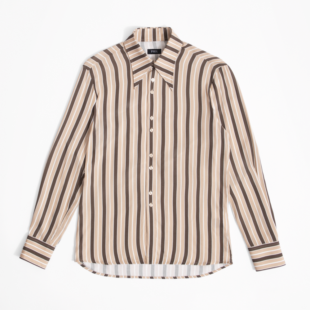 point collar dress shirts Ugentle Long Shirt Pearl White 43 and concealed placket to hide your buttons Aiden Point Collar Dress Shirt
