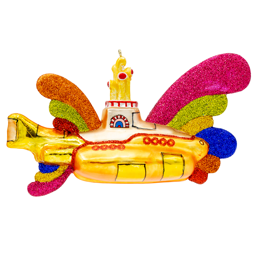 Beatles x Kat + Annie Colorful Yellow Submarine Ornament - The Beatles x Kat + Annie Colorful Yellow Submarine Ornament - The