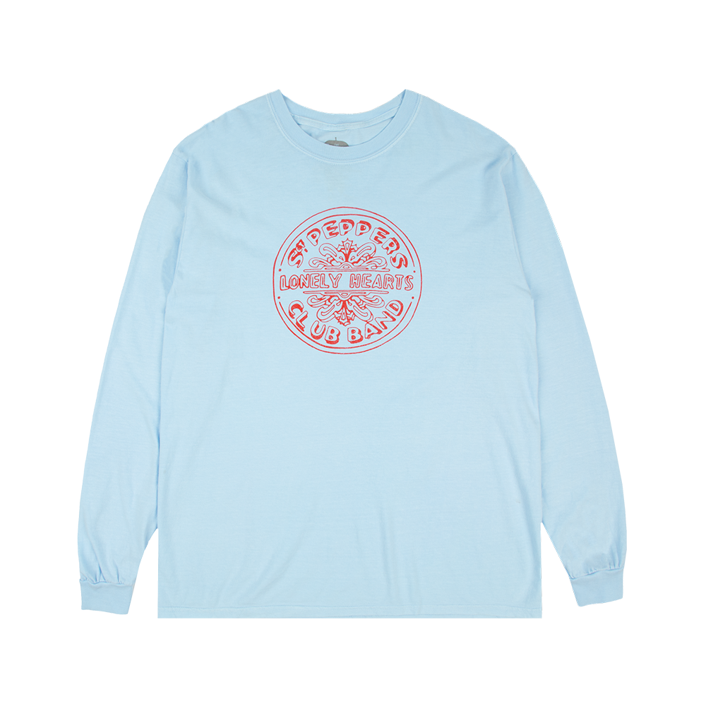 Light Blue Pepper Drum Longsleeve The Beatles Official Store