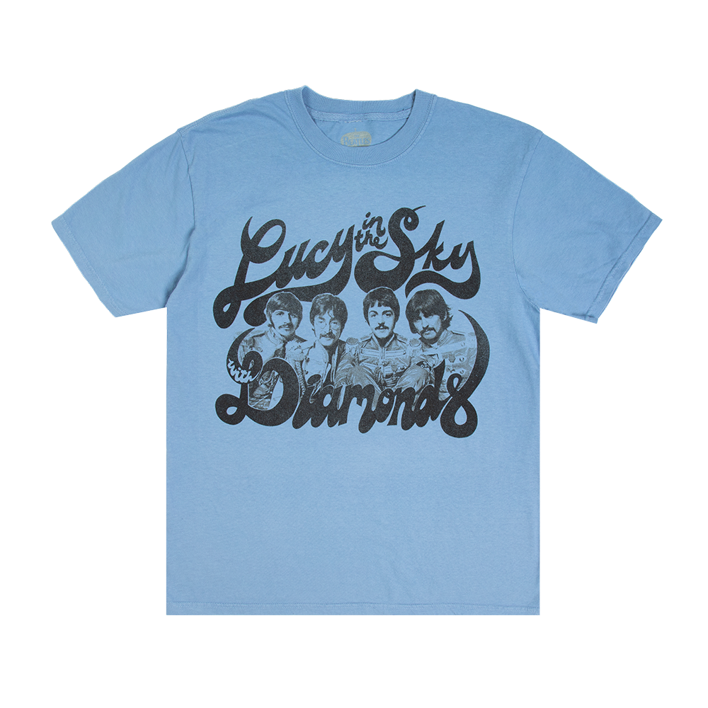 Lucy in the Sky with Diamonds Blue T Shirt The Beatles Official Store