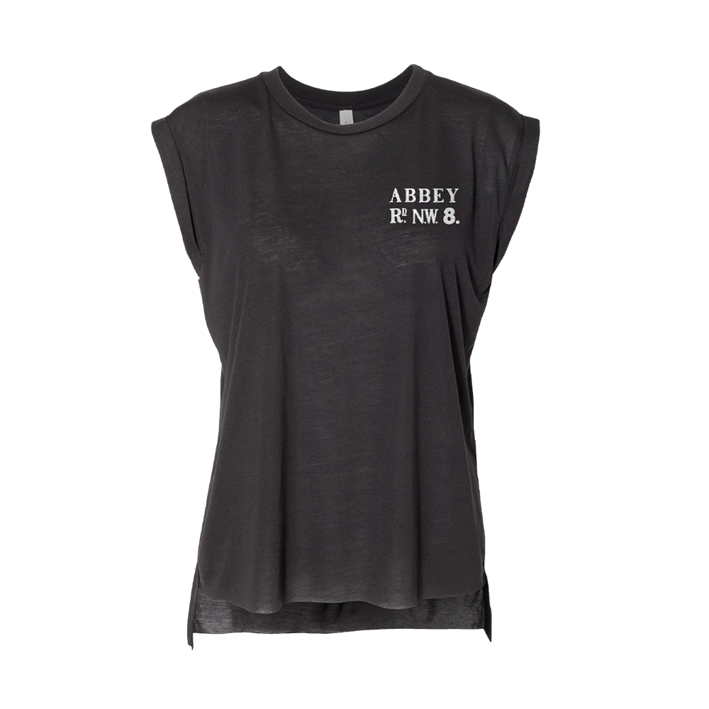 UK1st究極美The Beatles Abbey Roadブラックインナー Missy Black Washed Tank - The Beatles Official Store