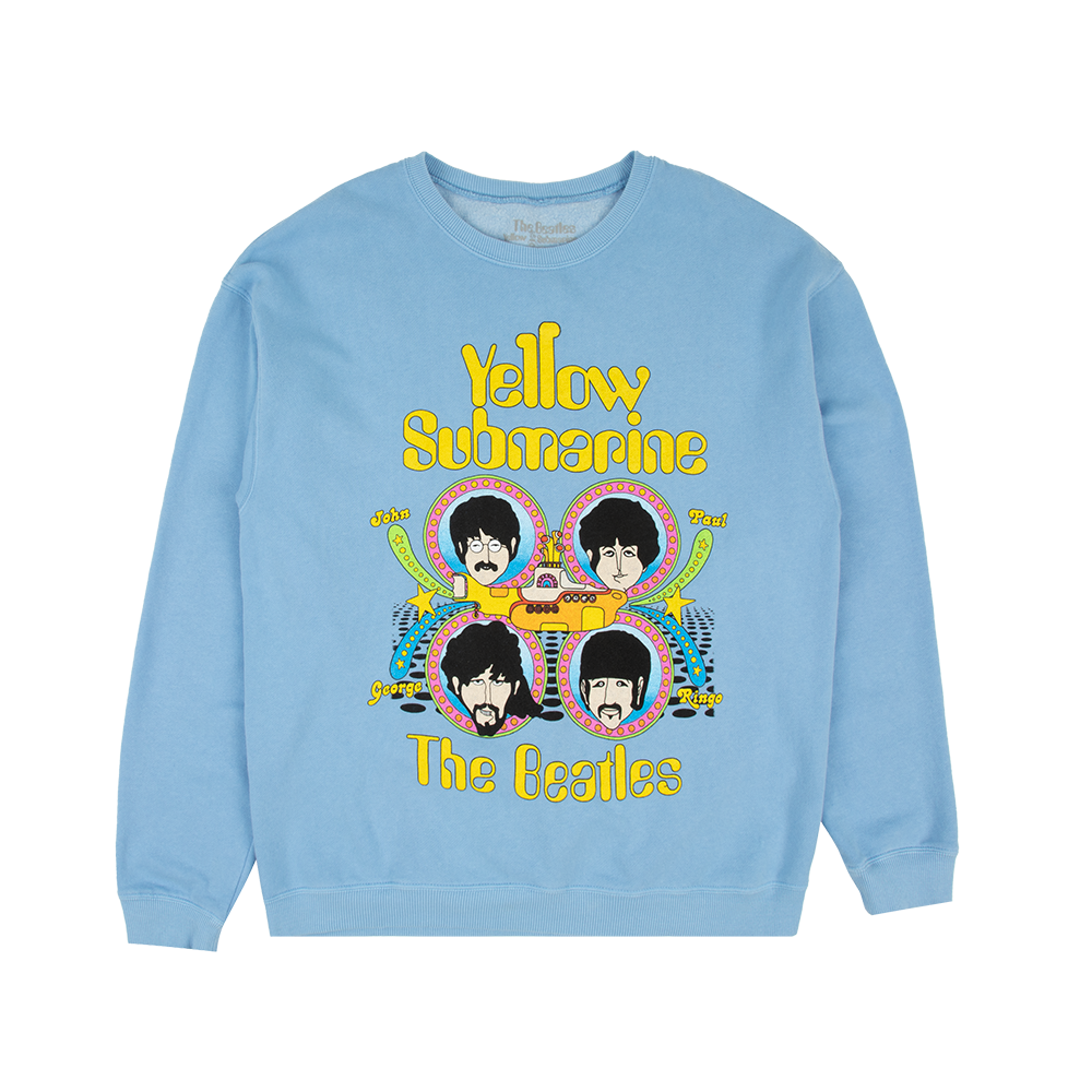 Yellow Submarine Blue Crewneck