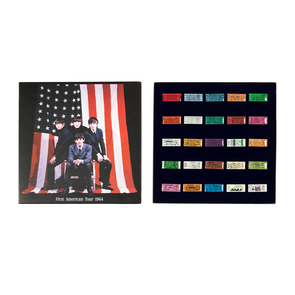 Limited Edition 1964 Tour Ticket Stub Pin Set - The Beatles Limited Edition 1964 Tour Ticket Stub Pin Set - The Beatles