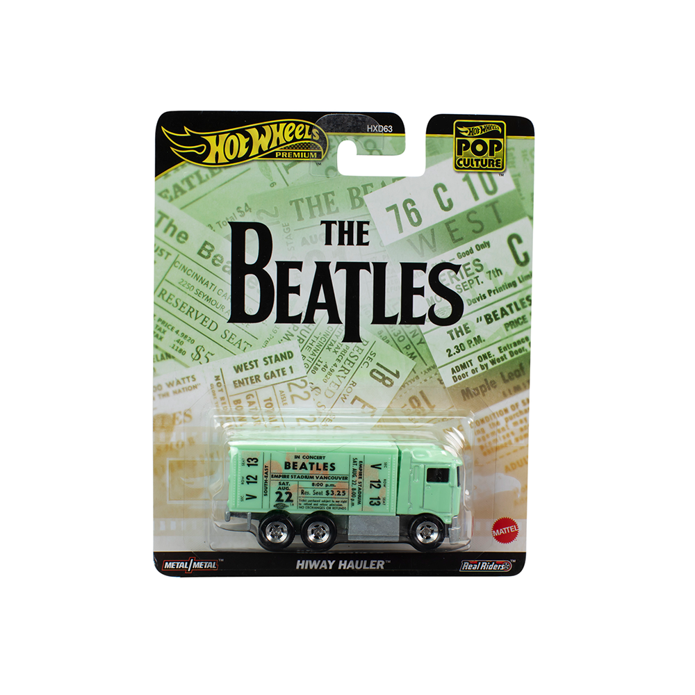 Hot Wheels ホットウィール/ビートルズ ミニカーセット The Beatles x Hot Wheels Hiway Hauler (Green) - The Beatles