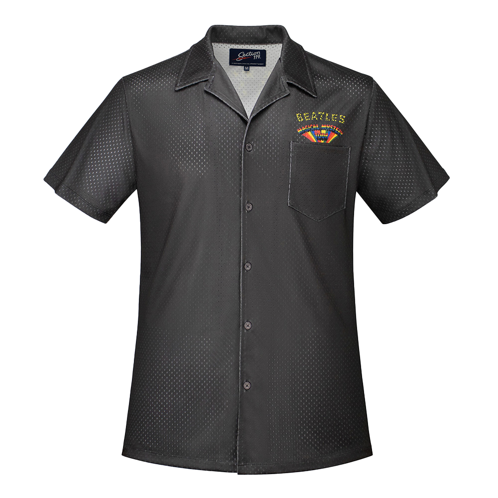 The Beatles x Section 119 Magical Mystery Tour Mesh Button Down Front