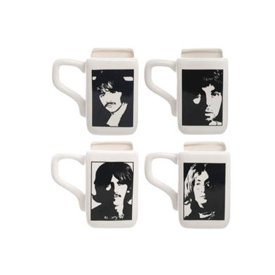 The Beatles White Album Set of 4 Mugs