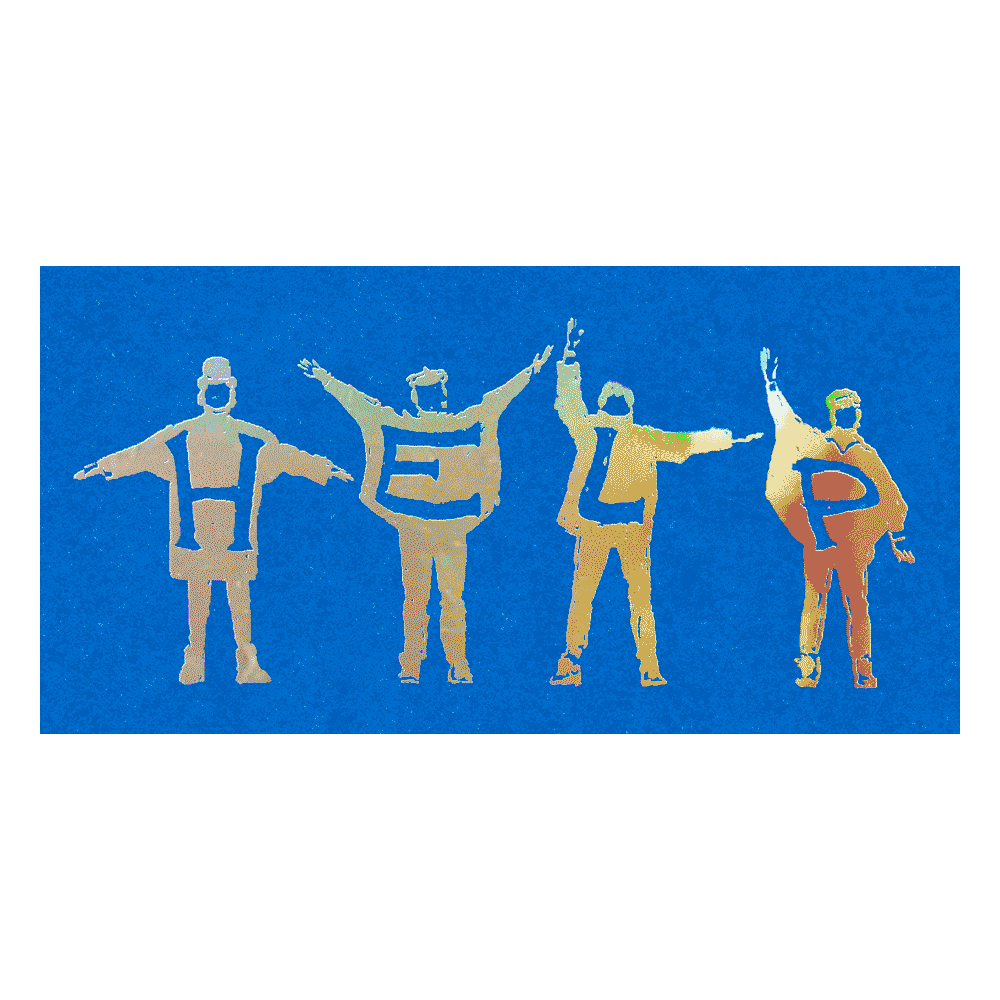 HELP Die Cut Sticker - The Beatles Official Store