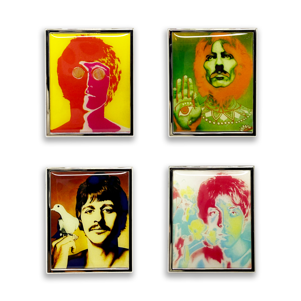 Portraits Pin Set - The Beatles Official Store Portraits Pin Set - The Beatles Official Store