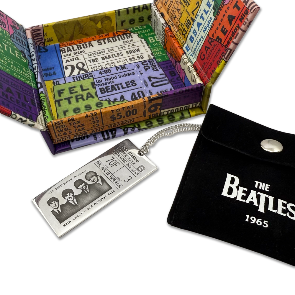 Shea Stadium Ticket Necklace - The Beatles Official Store