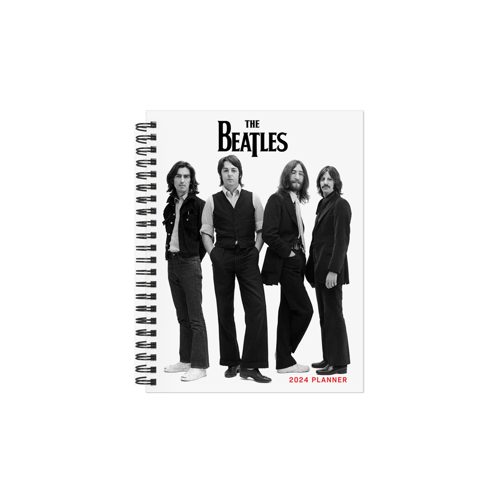 The Beatles 2024 Medium Weekly Black/White Planner