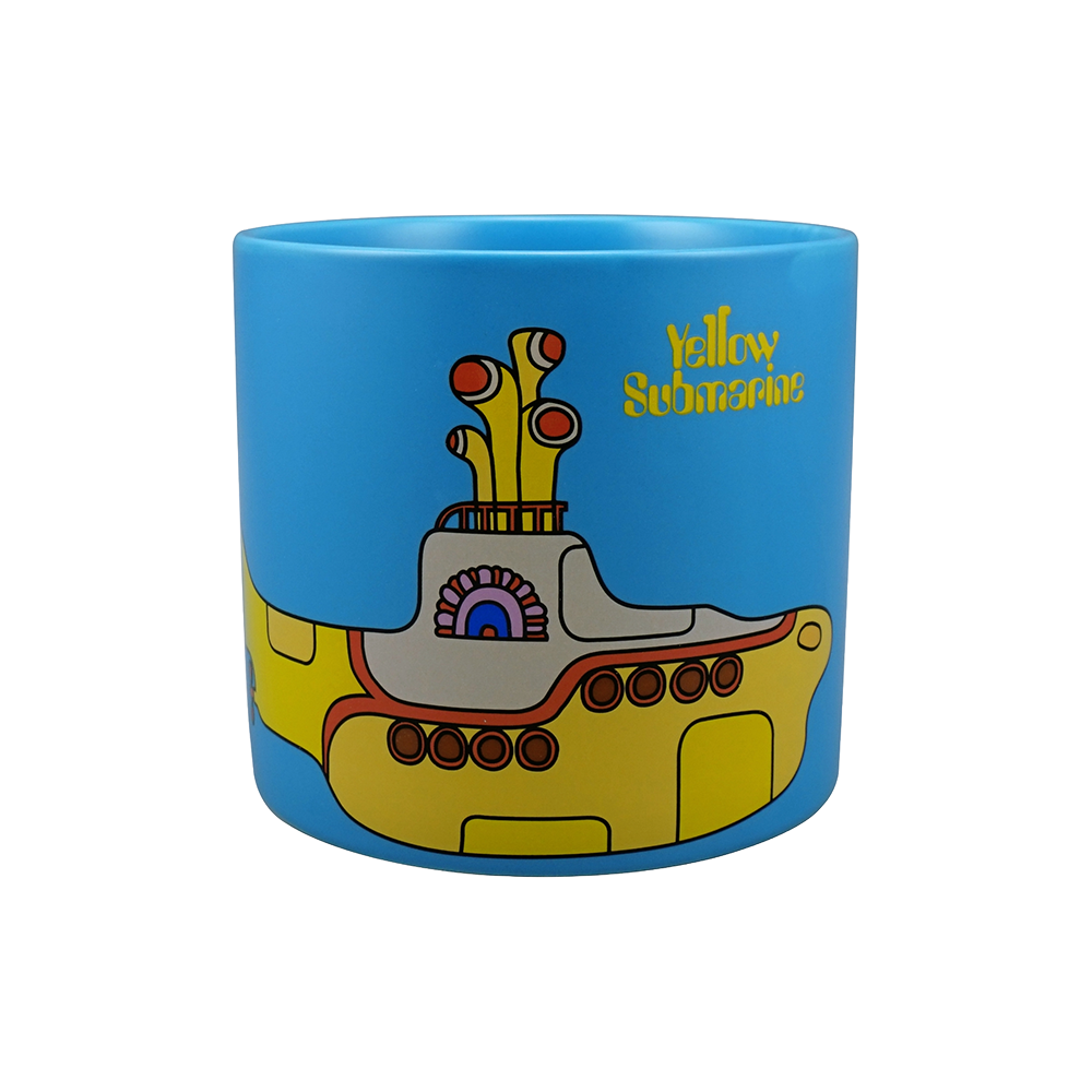 half planter pot The Beatles x Half Moon Bay Yellow Submarine Plant Pot