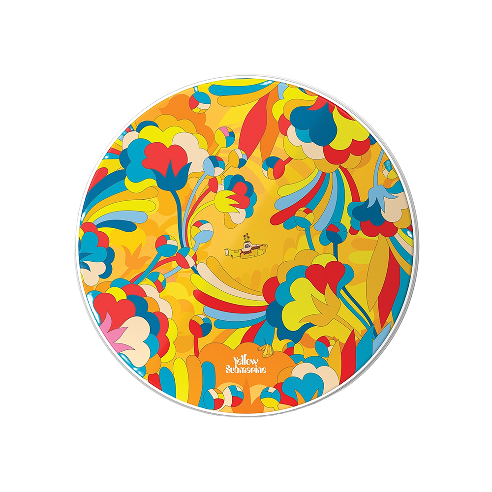 22" Yellow Submarine Resonant Bass Drumheads - Yellow