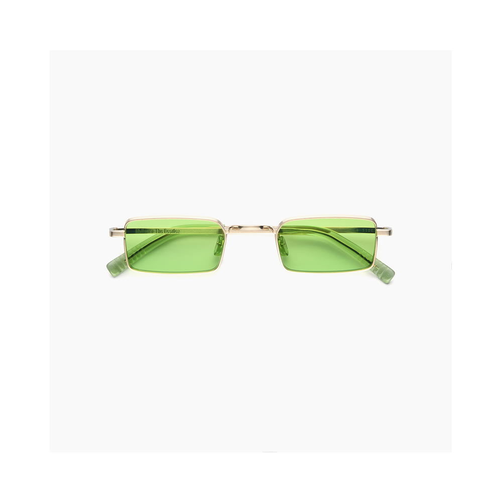The Beatles x AKILA Eyewear - B Side Sunglasses - Green Img. 5