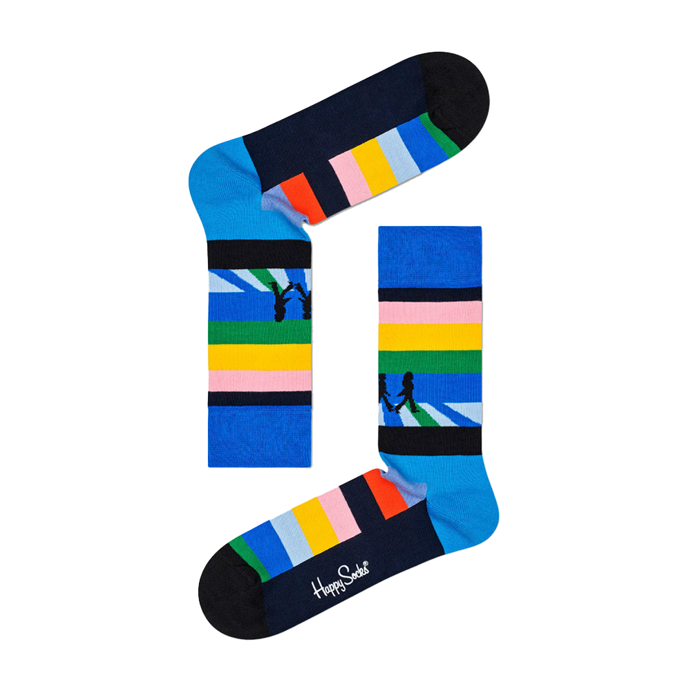 The Beatles x Happy Socks Legend Crossing Socks