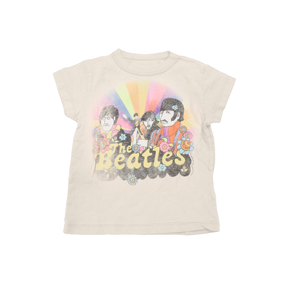 Retro Faded Flowers Youth T-Shirt