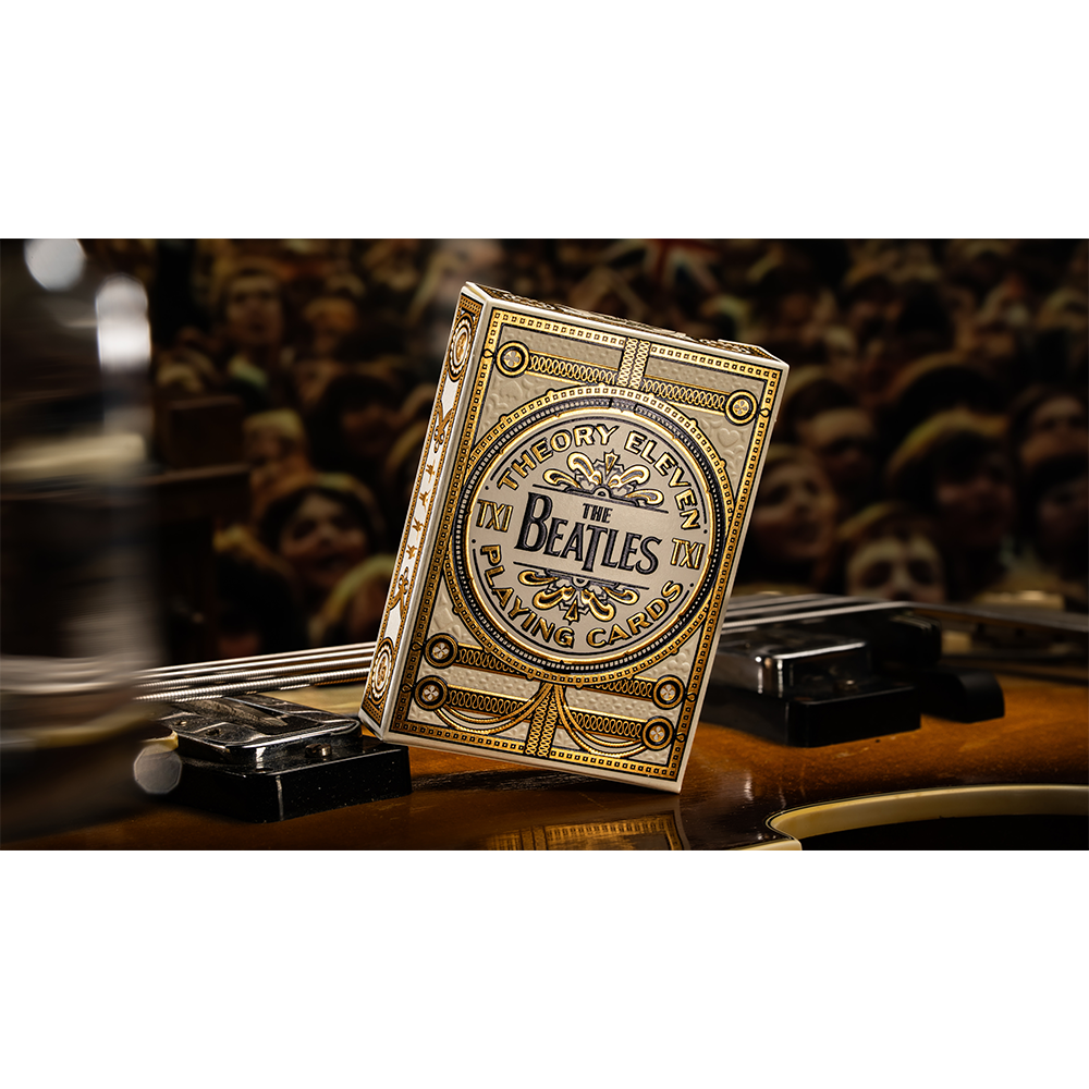 rare beatles cards The Beatles x Theory 11 Playing Cards - White Edition