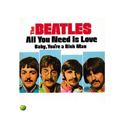 The Beatles x DenniLu "All You Need Is Love" V2 Unframed