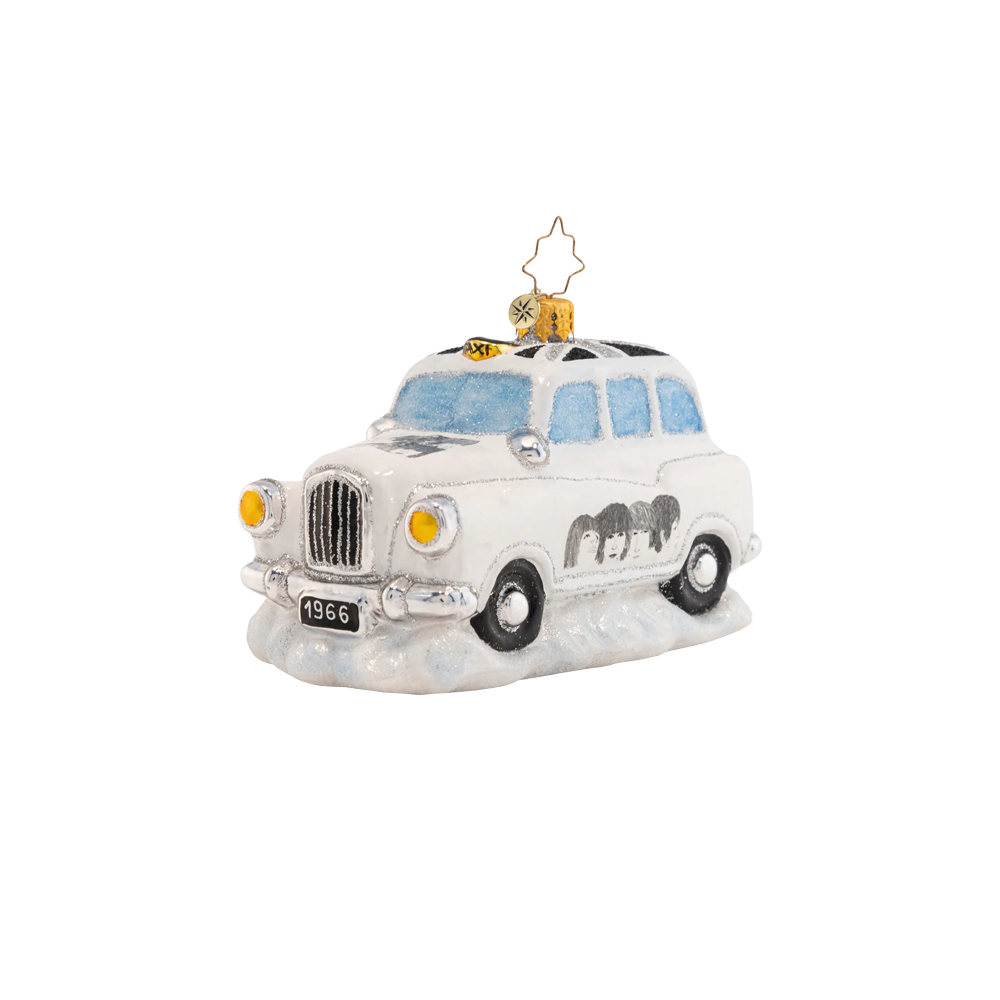 The Beatles x Radko The Beatles' Roving Revolver Taxi Ornament