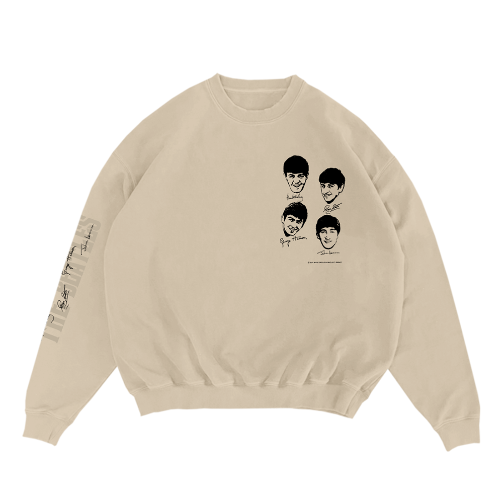 The Beatles 1964 Autograph Sand Crewneck