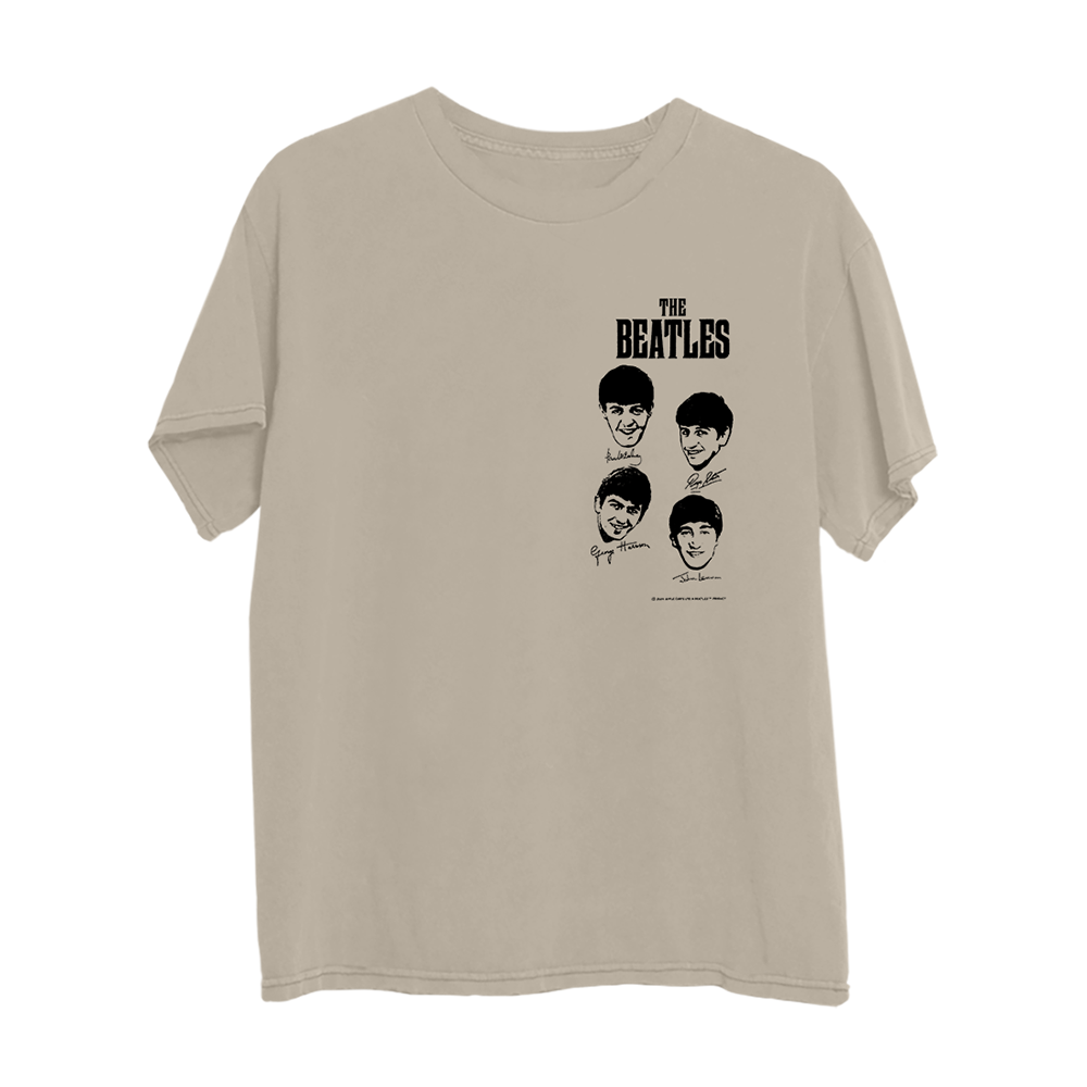 The Beatles 1964 Autograph Sand T-Shirt