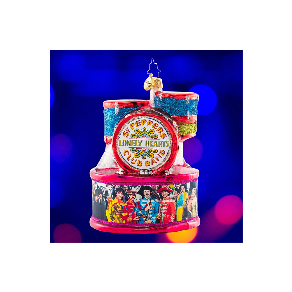 The Beatles x Radko The Beat Of Their Own Drum Ornament