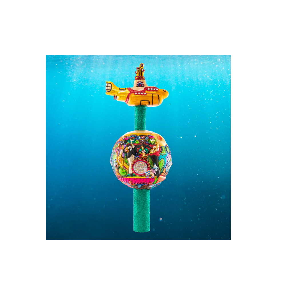 The Beatles x Radko Beatles On Top Ornament Img. 1