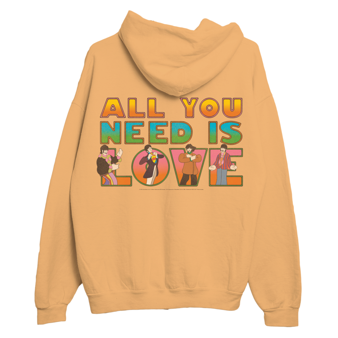All You Need Is Love Hoodie Back