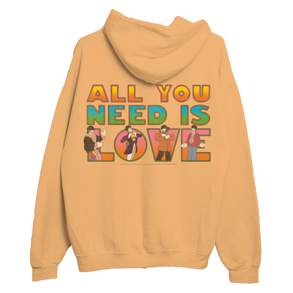 All You Need Is Love Hoodie Back