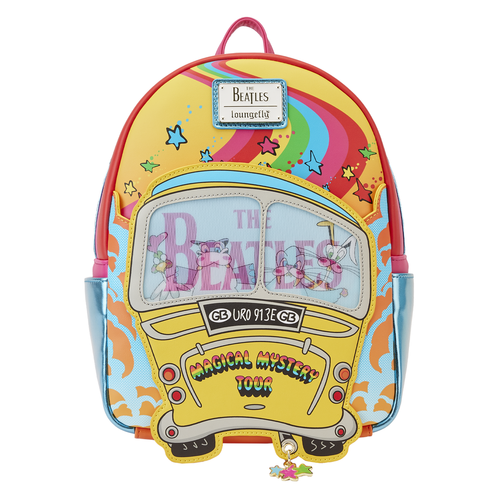 The Beatles x Loungefly Magical Mystery Tour Bus Mini Backpack