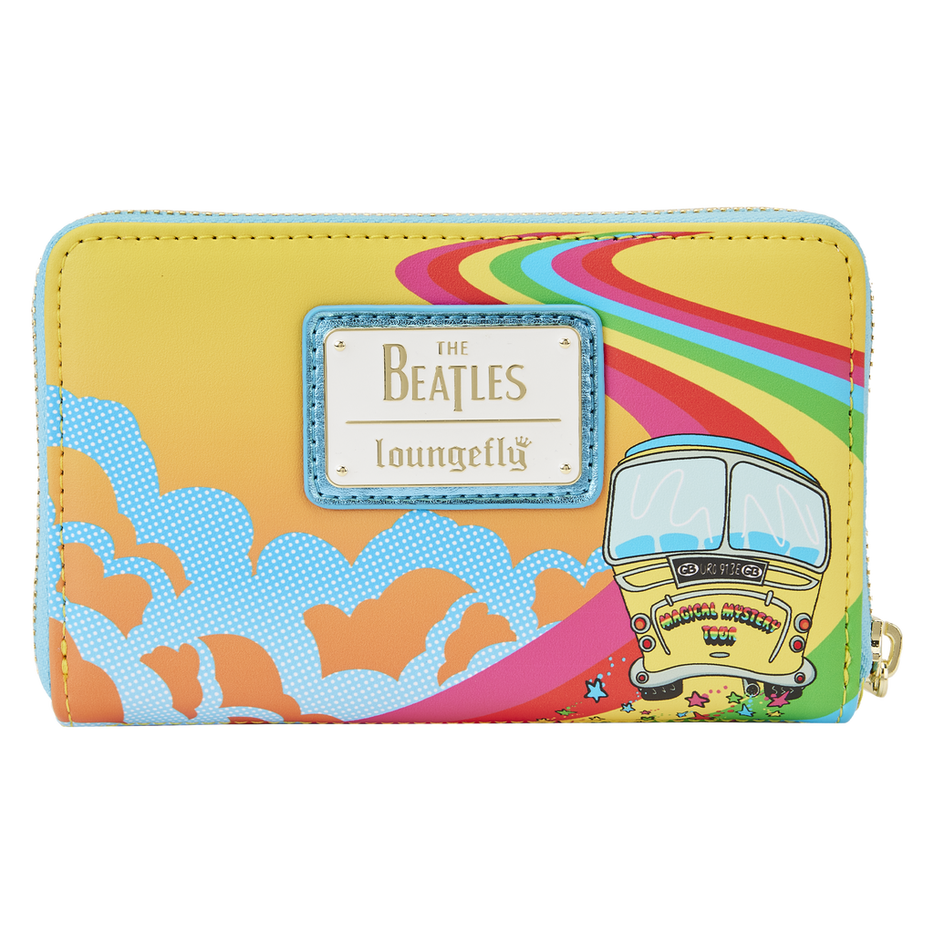 The Beatles x Loungefly Magical Mystery Tour Bus Zip Around Wallet