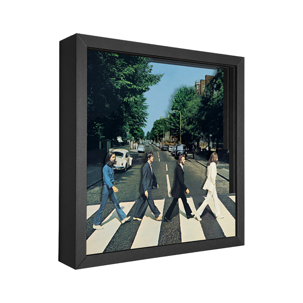 The Beatles x Artovision Abbey Road Shadowbox Art Front