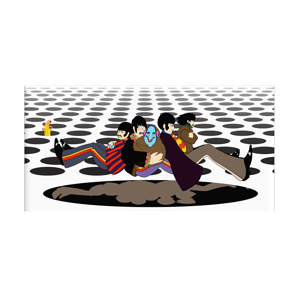 Beatles x DenniLu "Yellow Submarine" “Bound For Sea of Holes” Canvas