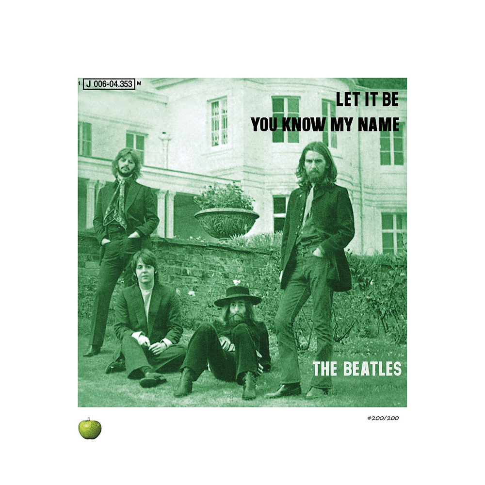 The Beatles x DenniLu "Let It Be" Unframed
