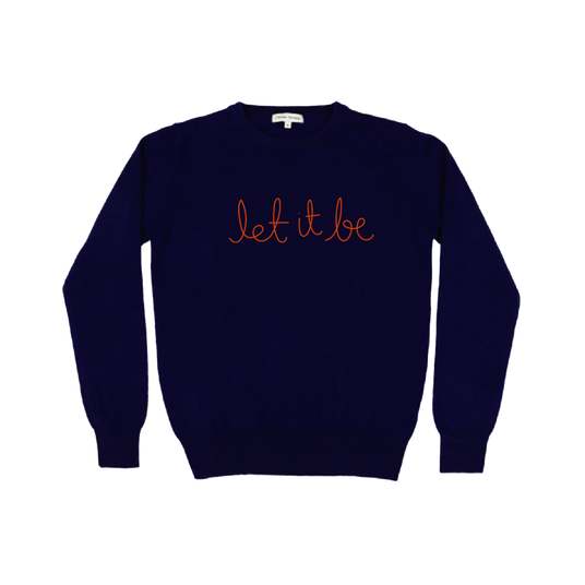 The Beatles x LINGUA FRANCA Let It Be Navy Sweater