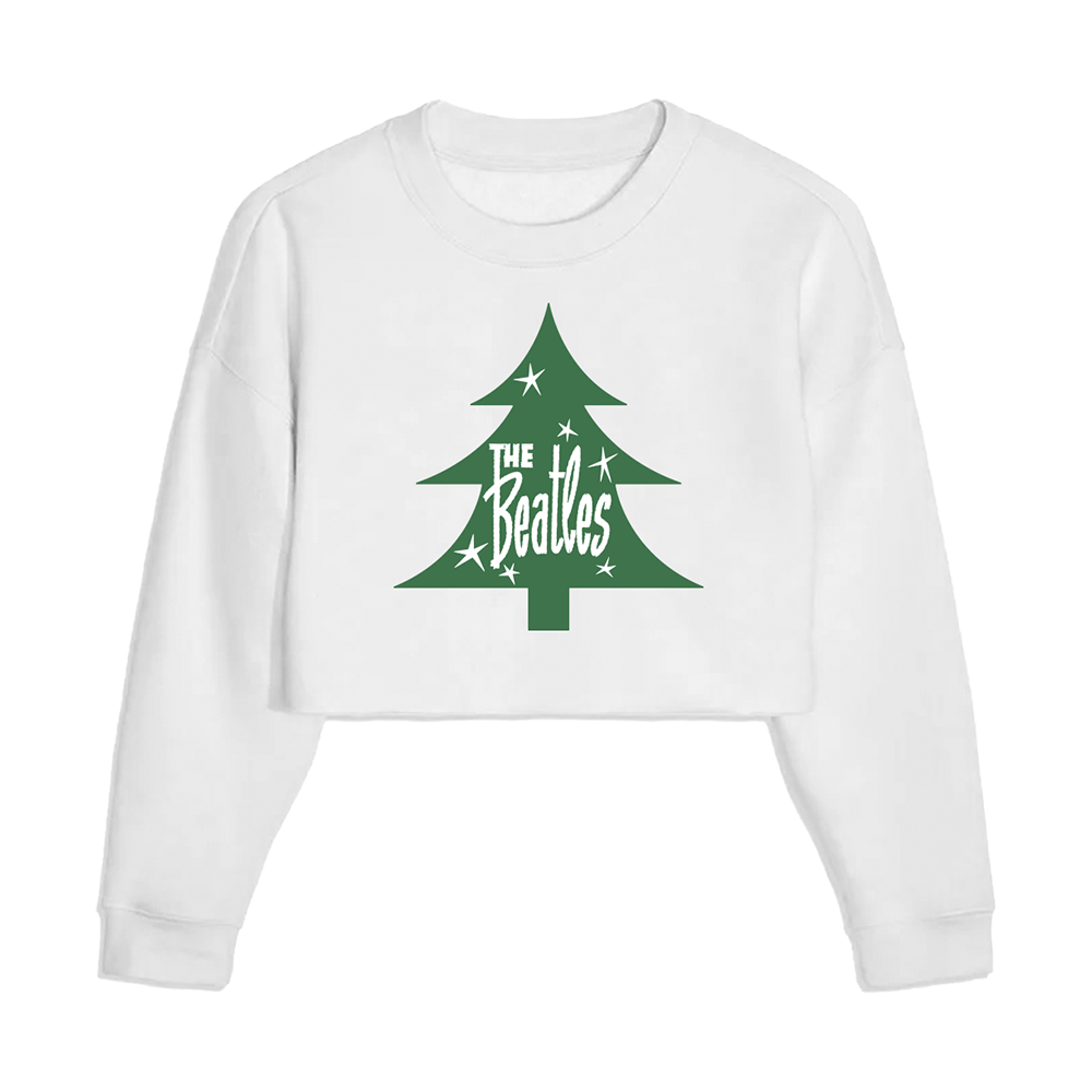 Holiday Christmas Tree White Crop The Beatles Official Store