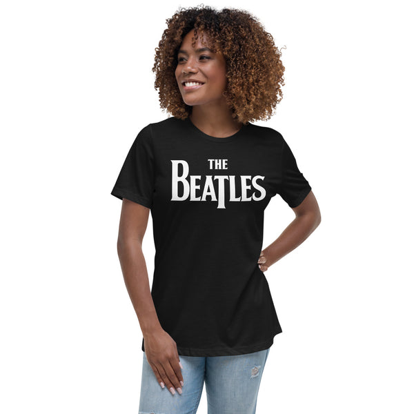 Official Beatles Logo Drop T Ladies T-Shirt – Store Classic The