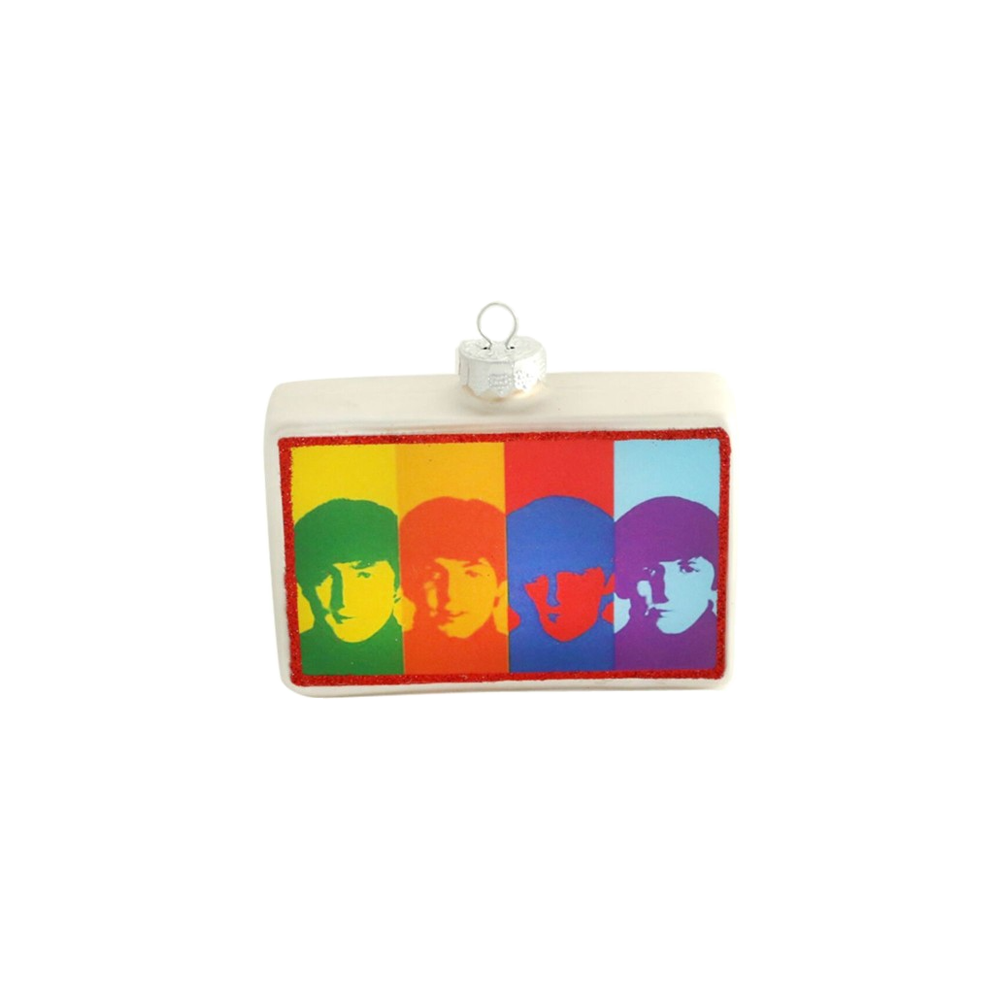 The Beatles Color Bar Ornament Front 