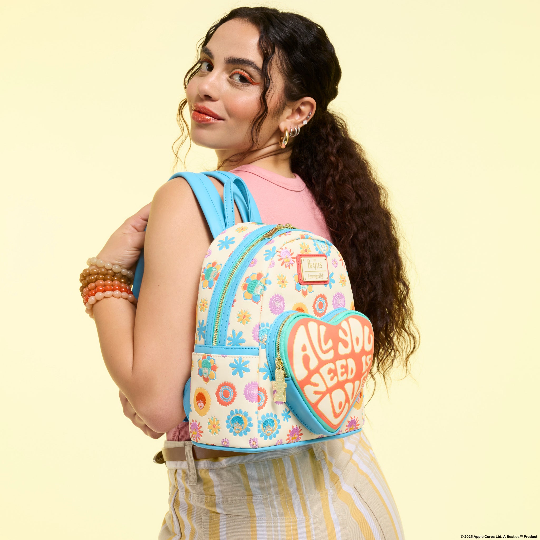 The Beatles x Loungefly All You Need Is Love Mini Backpack - The