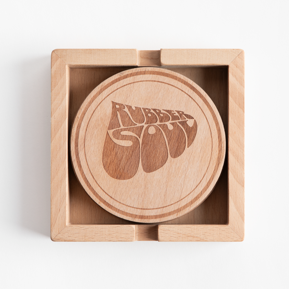 Beatles - ビートルズの森 Rubber Soul他、4点セット Rubber Soul Set Of 4 Coasters - The Beatles Official Store