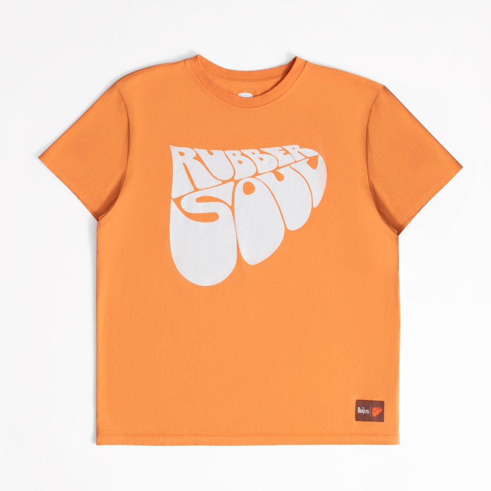 Rubber Soul Orange Women's Tee Front