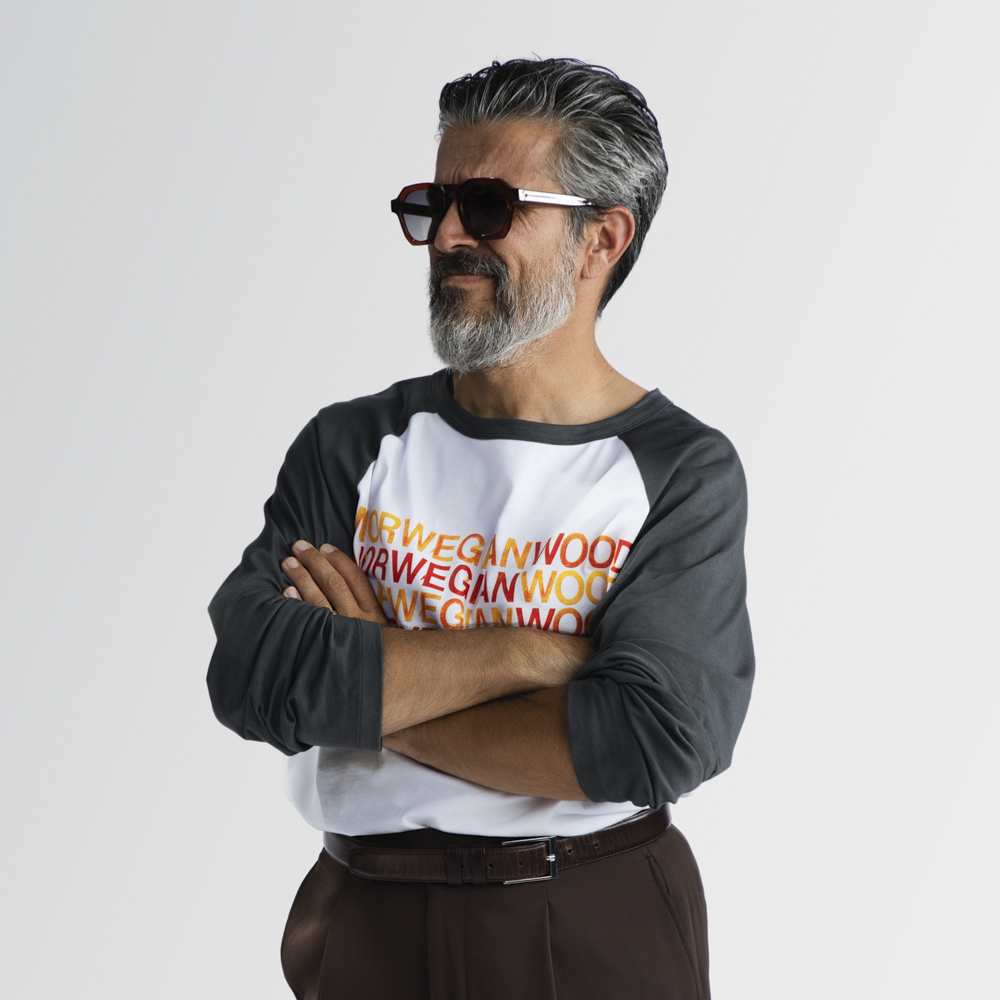 Rubber Soul Norwegian Wood Raglan Model 1