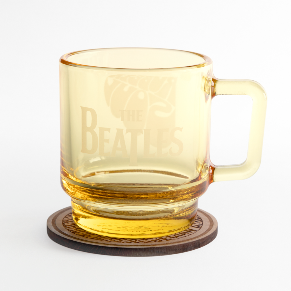 Rubber Soul Japanese Glass Mug Front