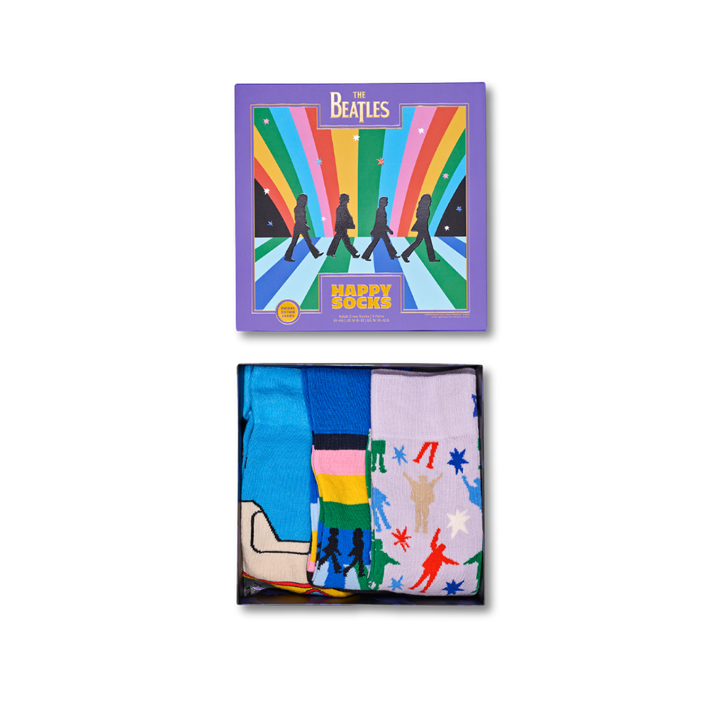 The Beatles x Happy Socks 3 Pack Set Box 2