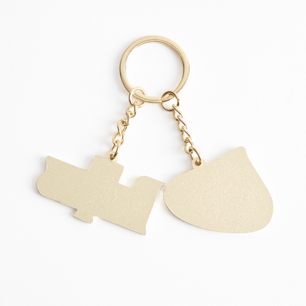 Rubber Soul Keyring Back