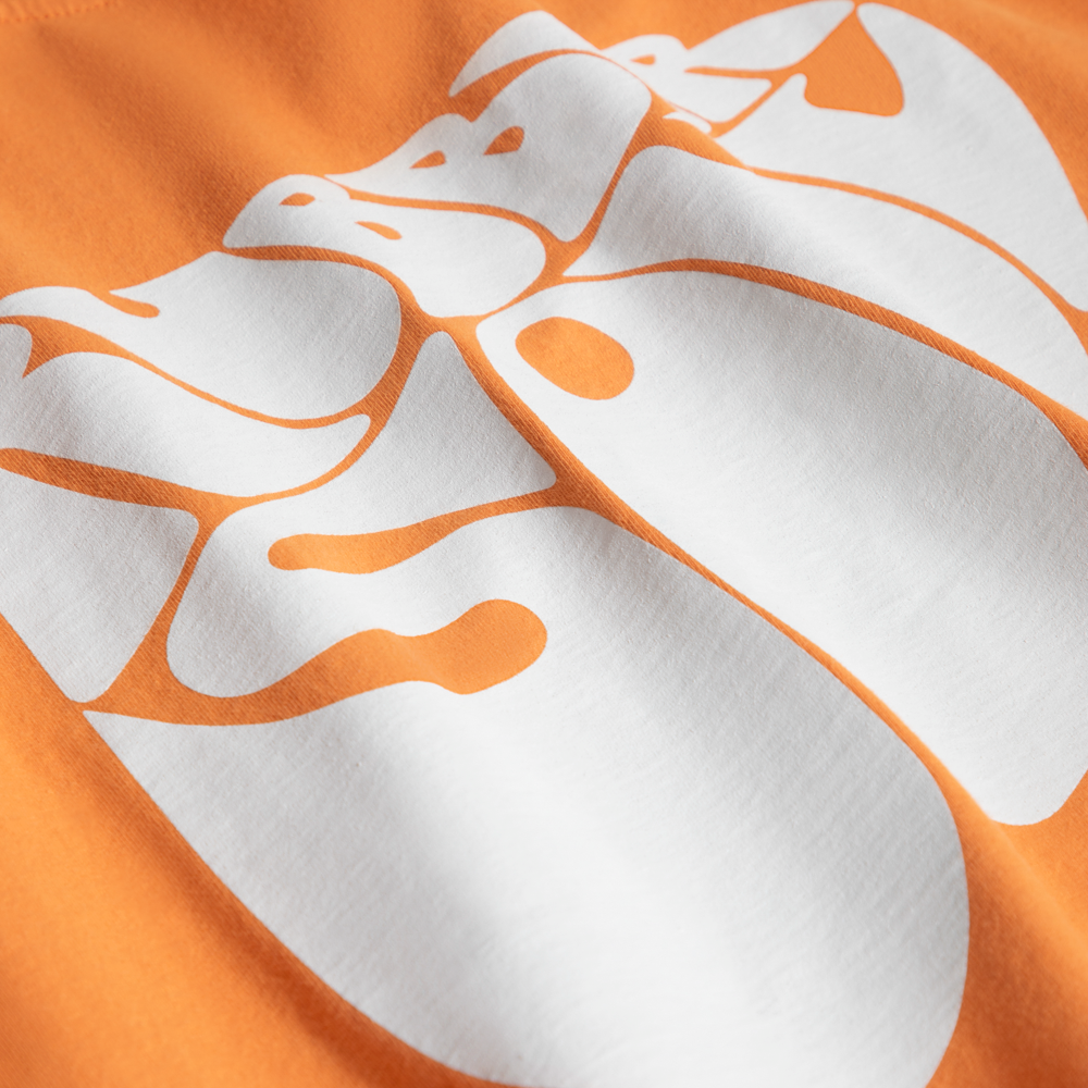 Rubber Soul Orange Women's Tee Model 4