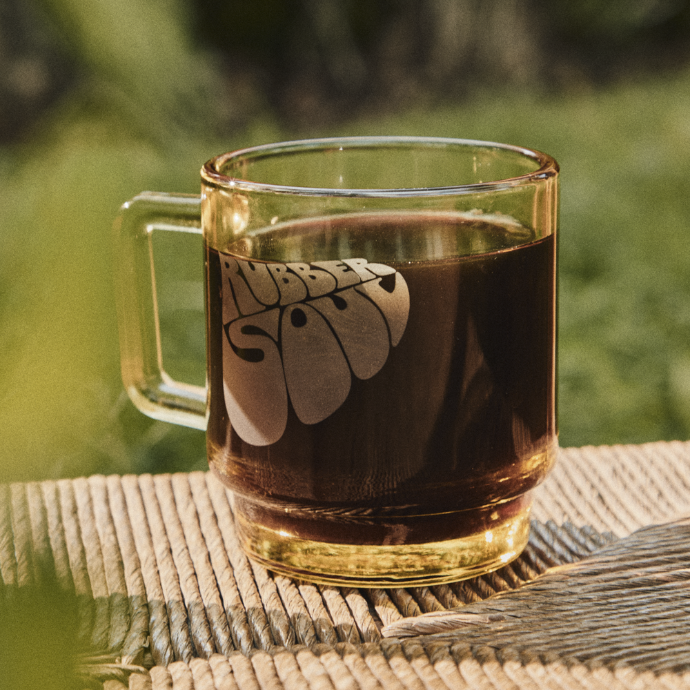Rubber Soul Japanese Glass Mug Model 1