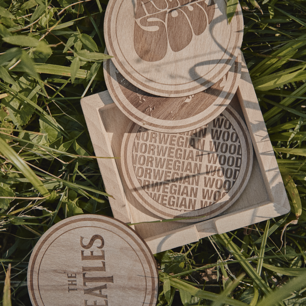 Rubber Soul Set Of 4 Coasters Model