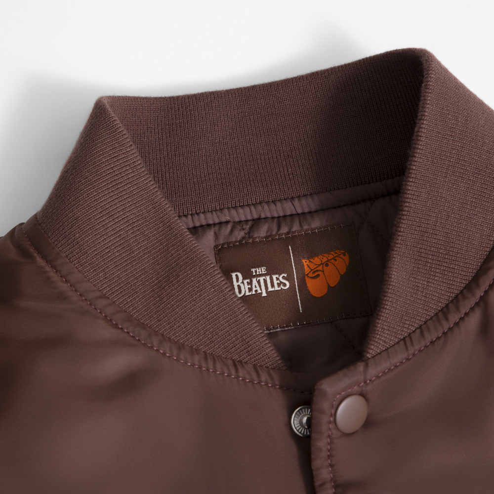 Rubber Soul Brown Bomber Jacket Model 4