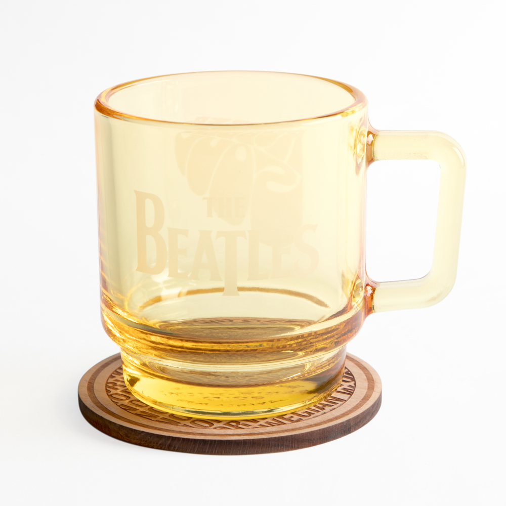 Rubber Soul Japanese Glass Mug Front Side 2